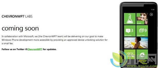 ChevronWP7解锁团队即将发布微软官方授权解锁工具