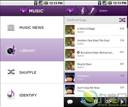 雅虎推出Android手机MP3音乐播放器应用Play by Yahoo! Music