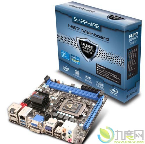 蓝宝连发两款Mini-ITX迷你小板Pure Platinum H67,Pure Platinum H61