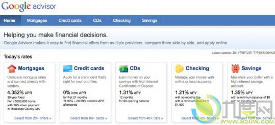 Google推出个人金融助理工具“Google Advisor”
