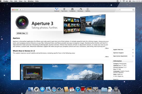 苹果正式发布Mac OS X “Lion”操作 系统