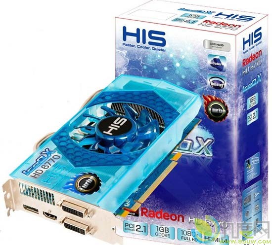 HIS发布IceQ X系列新款HD 6770显卡“Radeon HD 6770 IceQ X Turbo”