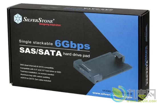 银欣推新款外置硬盘底座SD01 支持SATA和SAS接口,可转为eSATA/SAS界面与PC连接