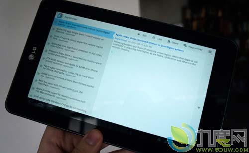 Google Reader将原生Android平板电脑上