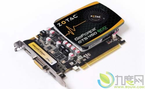索泰发布单槽无辅助供电降频节能版“GeForce GTS 450 ECO Edition”