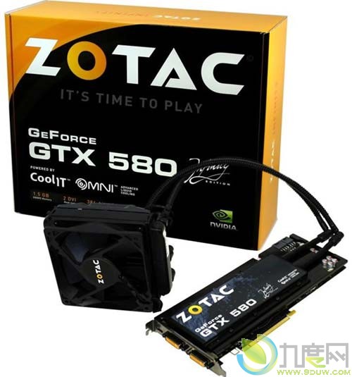 索泰推出Omni一体化水冷散热显卡GeForce GTX 580