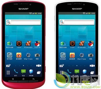 夏普发布Android系统AQUOS系列手机夏普SH8298U 支持裸眼3D视觉特效