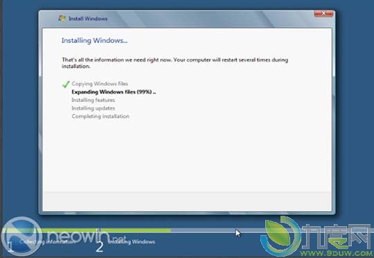 微软Windows 8开发者预览版安装截图