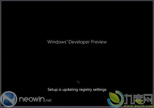 微软Windows 8开发者预览版安装截图