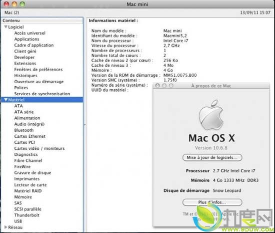 苹果新款Mac mini系统可降级为雪豹10.6系统