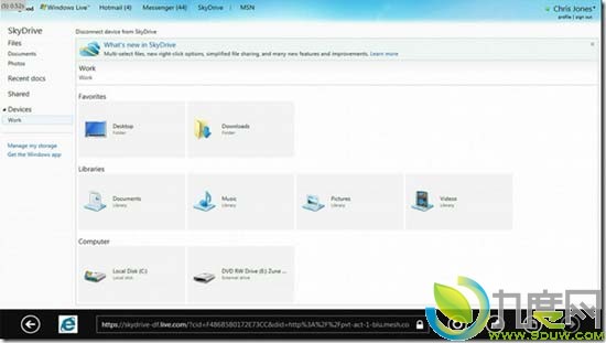 Windows Live SkyDrive Wave 5截图