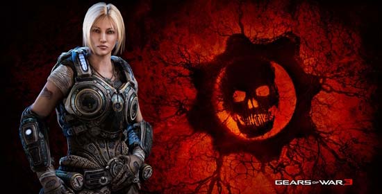 Win7官方桌面主题：《战争机器3》（Gears of War 3）