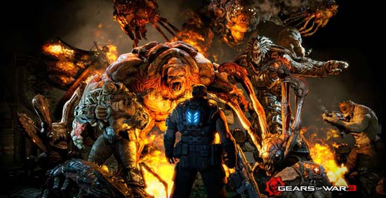 Win7官方桌面主题：《战争机器3》（Gears of War 3）