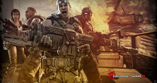 Win7官方桌面主题：《战争机器3》（Gears of War 3）