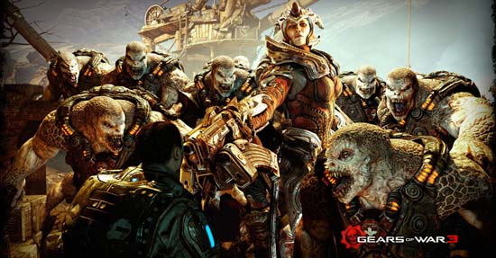 Win7官方桌面主题：《战争机器3》（Gears of War 3）