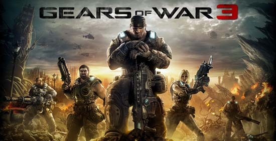 Win7官方桌面主题：《战争机器3》（Gears of War 3）
