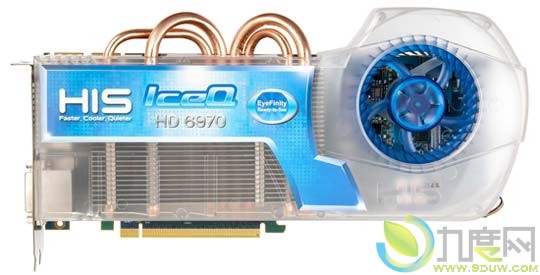HIS推出不需DisplayPort接口支持三屏输出显卡Radeon HD 6970 IceQ Eyefinity RTS
