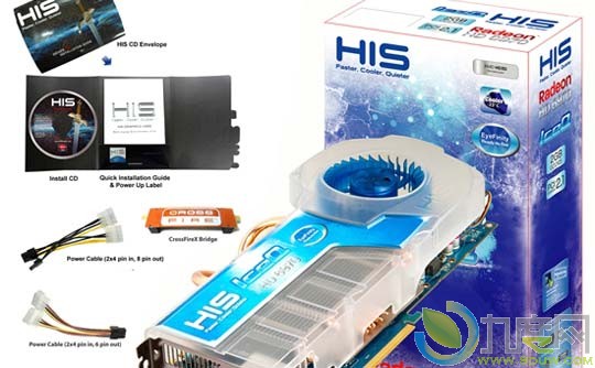 HIS推出不需DisplayPort接口支持三屏输出显卡Radeon HD 6970 IceQ Eyefinity RTS