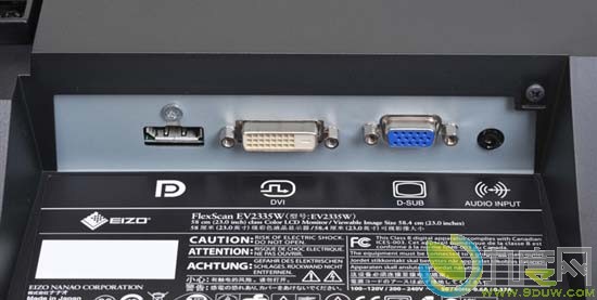 EIZO再推新款23寸IPS广角商用液晶显示器FlexScan EV2335W