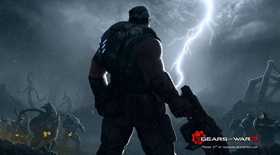Windows 7官方桌面主题《战争机器3》（Gears Of Wars 3）