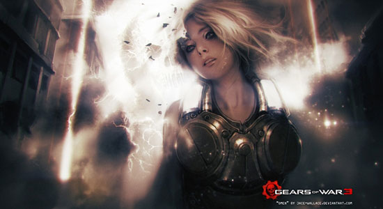 Windows 7官方桌面主题《战争机器3》（Gears Of Wars 3）