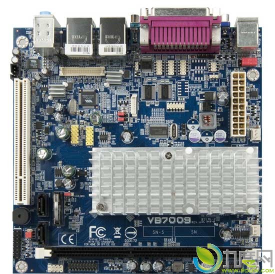 VIA威盛发布Mini-ITX迷你嵌入式小板“VB7009”