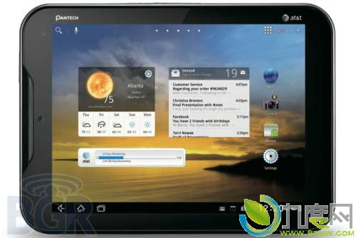 AT&T推出1.5GHz Android 3.2平板电脑Pantech Element