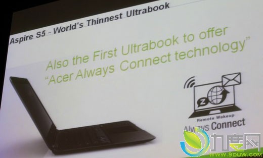 宏碁发布新款Ulteabook Aspire S5笔记本