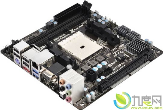 华擎发布首款Trinity APU迷你小板FM2A75M-ITX