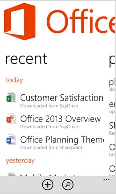Windows Phone 8版Office正式版发布及全功能介绍