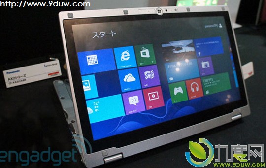 松下展示Windows 8笔记本平板混合体AX
