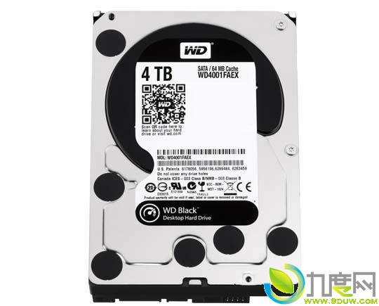 西数发布高端玩家3.5寸4TB黑盘“WD4001FAEX”