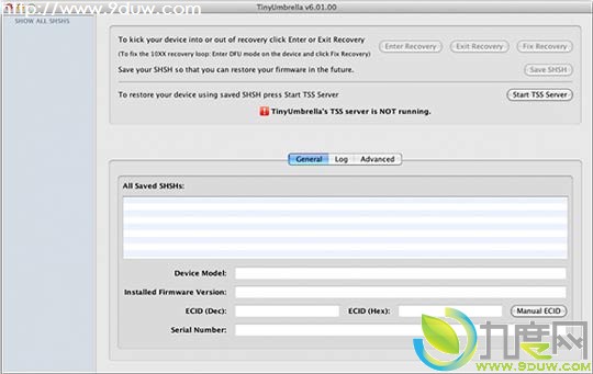 TinyUmbrella 6.0.1版发布：支持iOS 6.0.1以及iOS 6的SHSH blobs备份