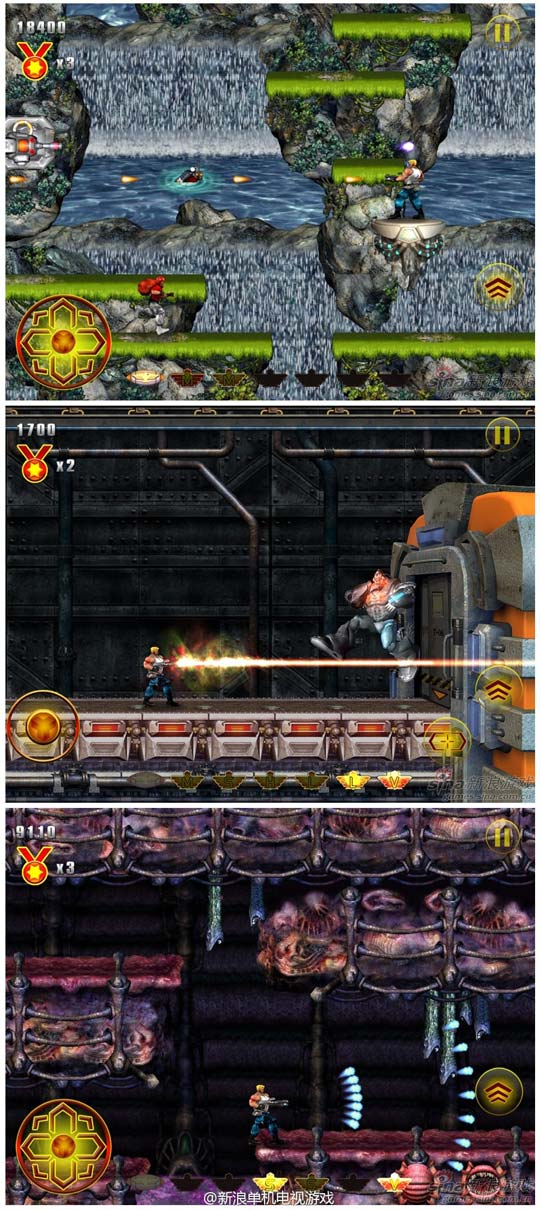 iOS版《魂斗罗》带来更多截图曝光