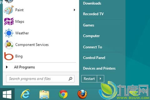Win8开始菜单增加工具Start8 1.09 Beta发布