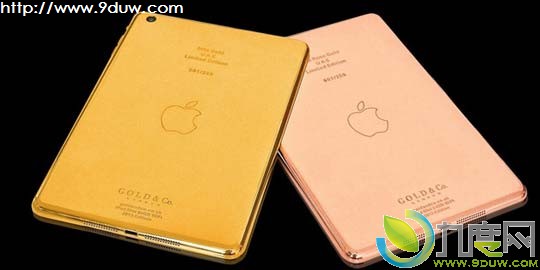奢侈品Gold&Co联合苹果推出24K黄金版iPhone 5和iPad4