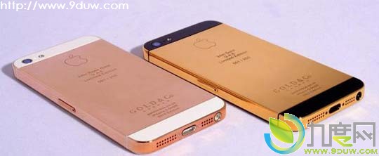 奢侈品Gold&Co联合苹果推出24K黄金版iPhone 5和iPad4