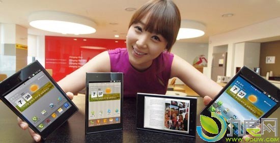LG推出5寸1.5GHz双核Android智能手机Optimus VU　分辨率1024x768像素