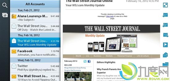 黑莓BlackBerry PlayBook OS 2.0系统开放下载