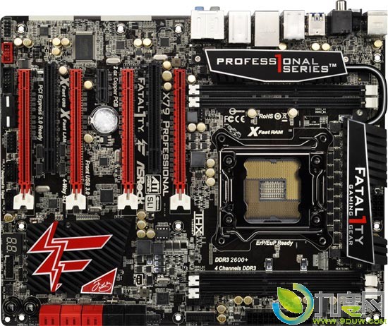 华擎发布Fatal1ty（玩家至尊）系列X79主板“Fatal1ty X79 Professional”