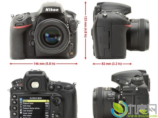 尼康推出3600万像素全画幅高端单反数码相机D800/D800E