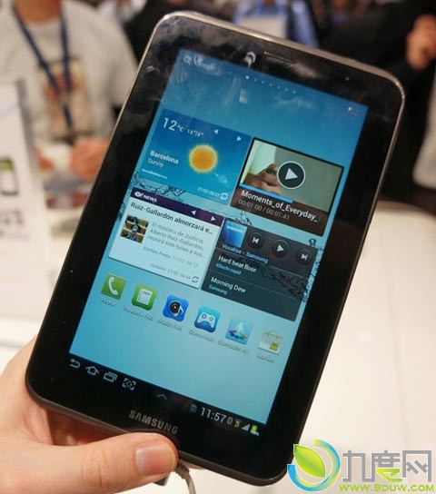 三星10.1英寸Android 4.0 ICS系统Galaxy Tab 2平板电脑即将开售 