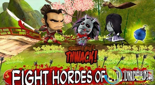 下载：Android RPG防守新游戏《武士大战僵尸（SAMURAI vs ZOMBIES DEFENSE）》