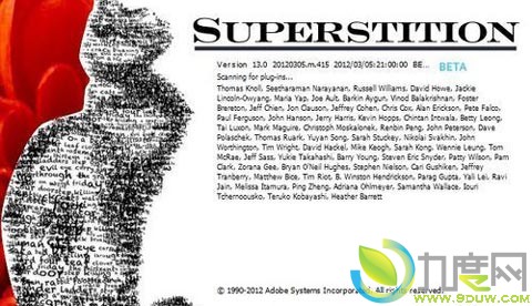 Photoshop CS6——相当文艺的启动画面