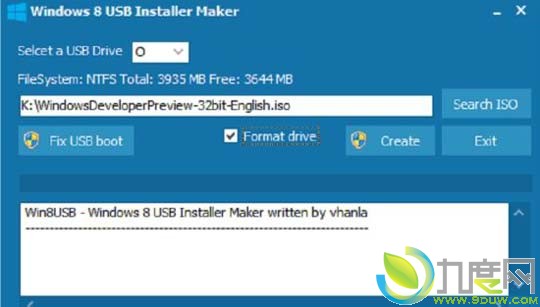 简单创建Windows 8可启动U盘：Win8USB