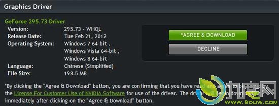 NVIDIA发布显卡驱动295.73 WHQL版 支持Win8