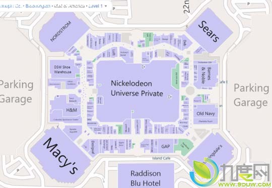 微软更新Bing Maps地图 新增大量室内地图