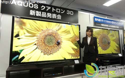 夏普6月18日在日本发售80寸超大液晶电视