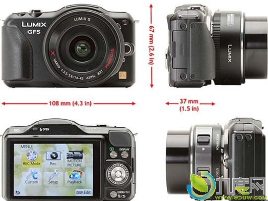 松下发布新款可换​​镜头的微单相机LUMIX GF5