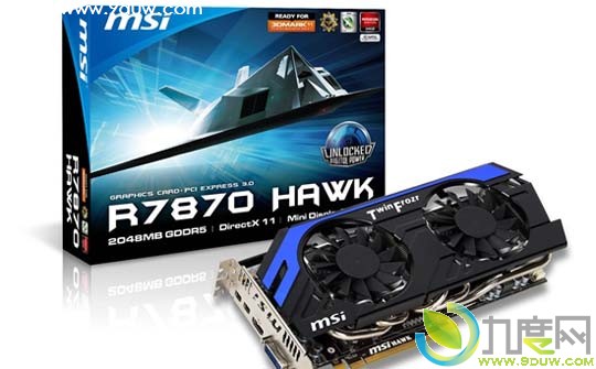 微星发布“钢铁之心”显卡R7870 Hawk